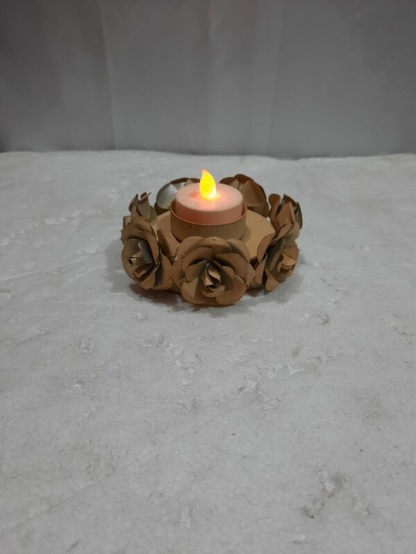 Rosy T-Light Candle Holder