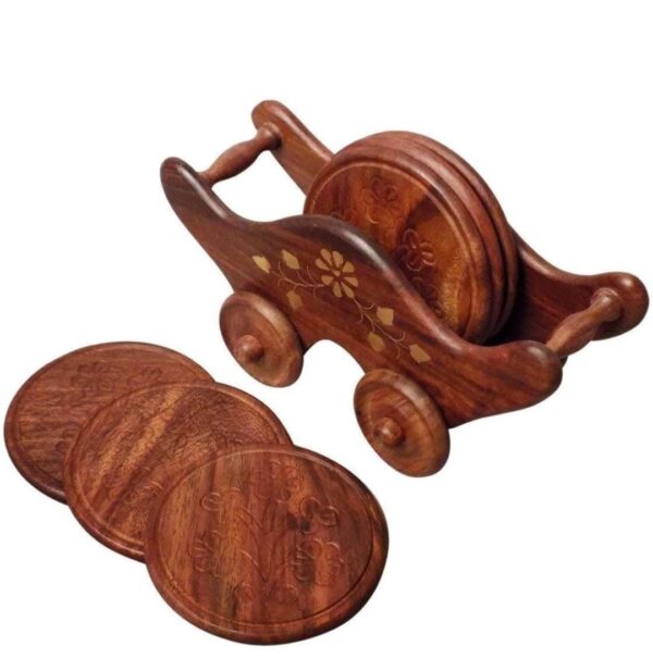 Wooden Tea Coasters