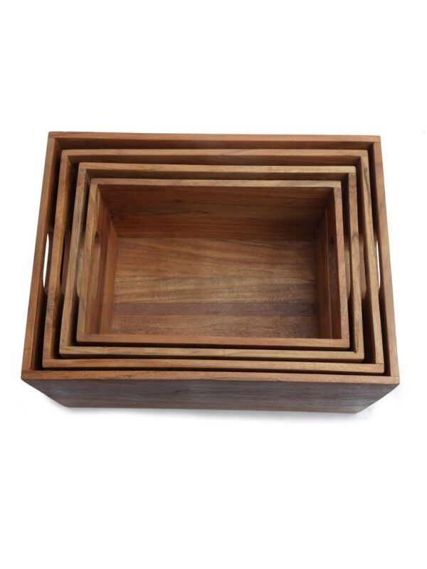 Wooden Storage Basket