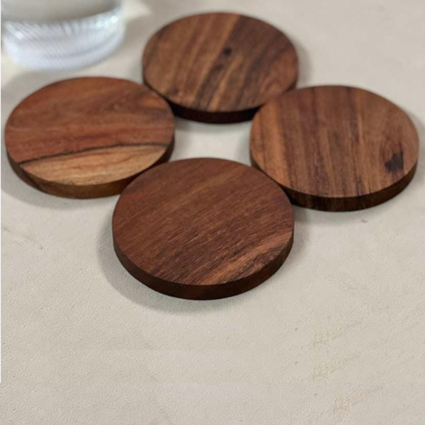 Wooden Tea Coasters